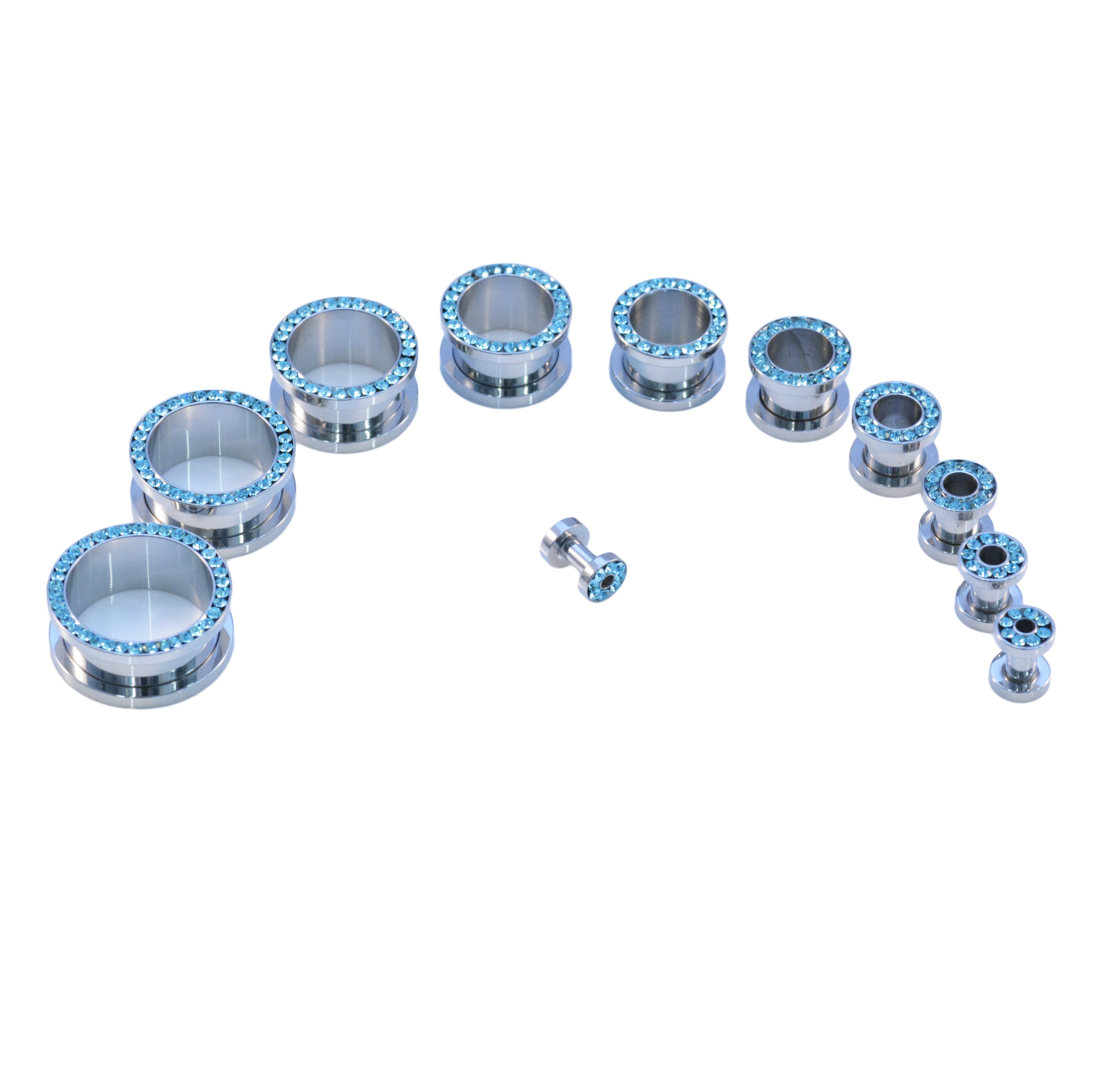 Crystal Gem Ear Tunnel Vault 101 Limited Free UK Delivery