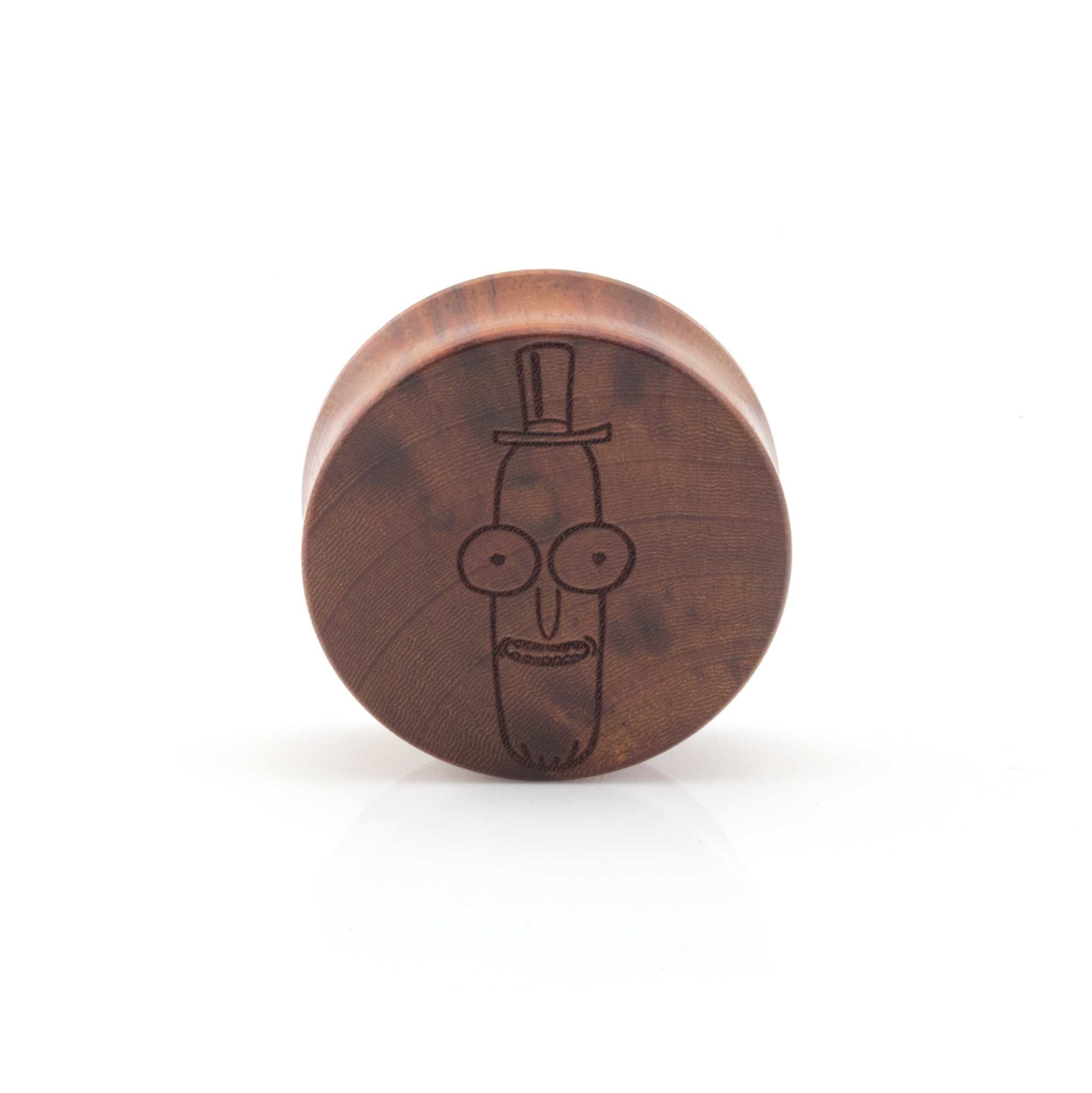 Rick & Morty Mr. Poopybutthole Ear Plug (Rose Wood) - Image 2