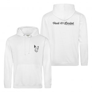 Vault 101 Dog Hoodie (White)